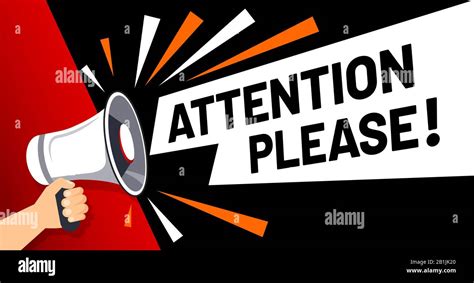 Important Message Attention Please Banner Priority Advice Paying