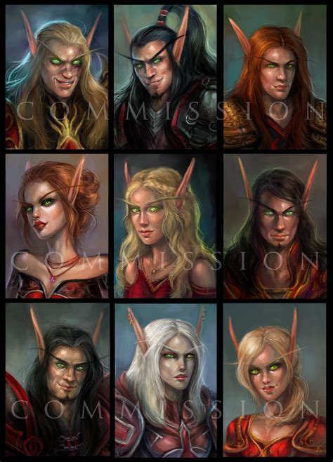 Blood Elves by artastrophe on DeviantArt