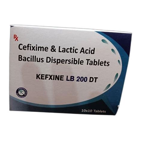 Cefixime Lactic Acid Bacillus Tablets 200 Mg At Rs 410 Box In Bagaha