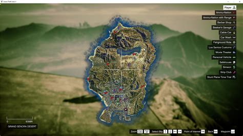 Grand Theft Auto 5 Detailed Map