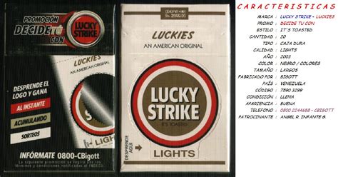 Lucky Strike Lights Lukies Caja Dura Original Decide Tu 2003 Venezuela