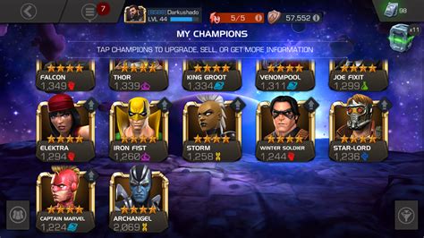 10 Month Progression — Marvel Contest Of Champions