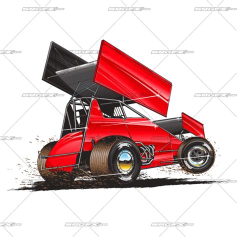 Sprint Car Vector at Vectorified.com | Collection of Sprint Car Vector ...