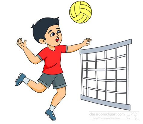 Download High Quality Volleyball Clipart Playing Transparent Png Images