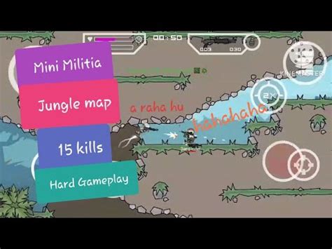 Mini Militia Funny Moments Kills In Jungle Map Hard Gameplay