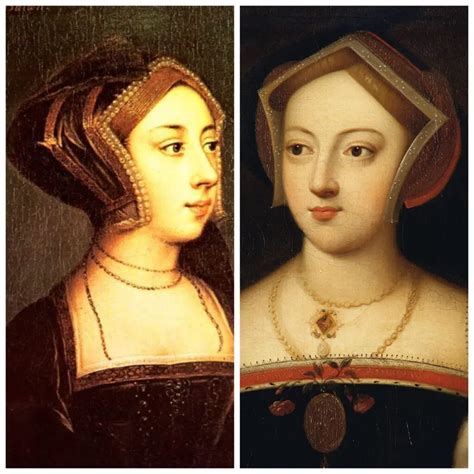 #PortraitTuesday - The Hever Castle portraits of Anne Boleyn and Mary ...