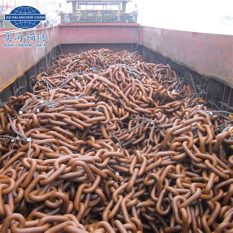 Grade R Mooring Chain With Class Certificate China Grade R Mooring