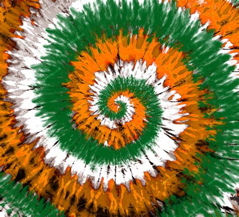 Hunter Green Orange White Tie Dye Digital Background Etsy