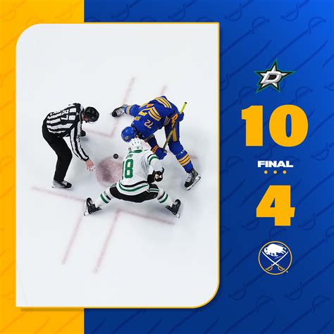 Fans are debating the stars vs sabres officiating tonight 2
