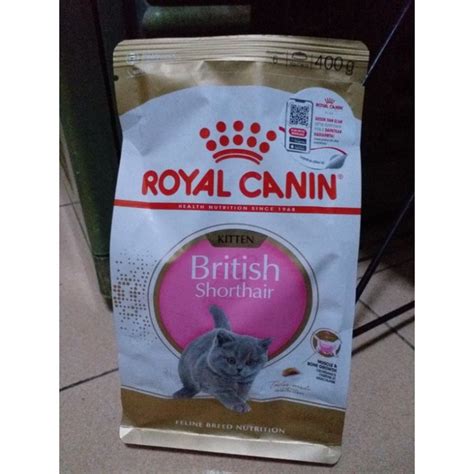 Jual Royal Canin British Short Hair Kitten 400gr Shopee Indonesia