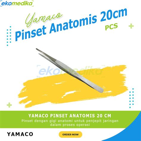 Jual Pinset Anatomis Cm Yamaco Pinset Anatomi Dressing Forceps