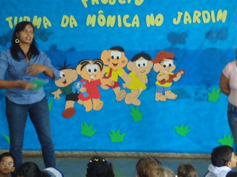Projeto Turma Da Mônica Para Educação Infantil - Nós professores da Educação Infantil: Projeto "Turma da Mônica no Jardim"