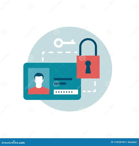 Keep Your Information Private Stock Vector - Illustration of internet