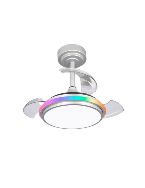 Ventilador De Techo LED ANTILA Mini XS RGB Gris 40W 3500Lm CCT Dim