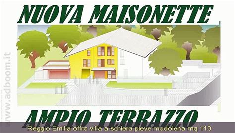 Reggio Emilia Villa A Schiera Pieve Modolena Mq Euro