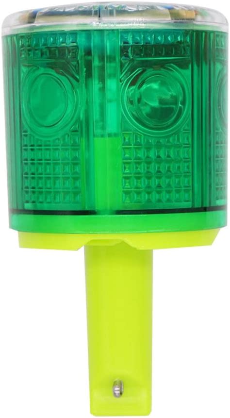 Aolyty Solar Strobe Warning Light Degree Single Column Super Bright