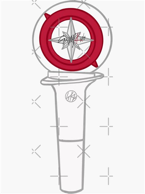 Pegatina «Stray Kids SKZ Lightstick» de 98vou | Redbubble