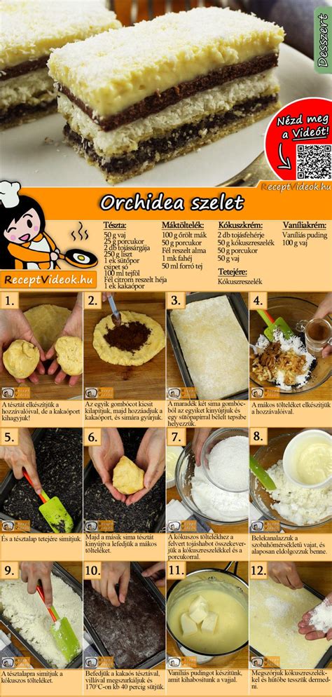 Orchidea Szelet Recept Vide Val Orchidea Szelet K Sz T Se