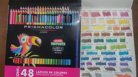 Como Se Ven Los Colores Prismacolor Junior En Papel Youtube