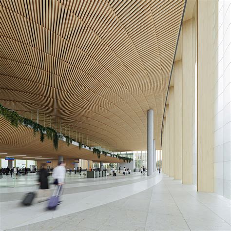 Václav Havel Airport Expansion in Prague | archviz from monolot