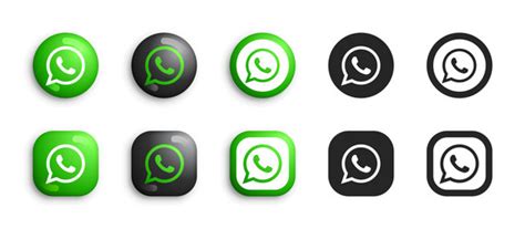 Whatsapp logo icon social media symbol Royalty Free Vector