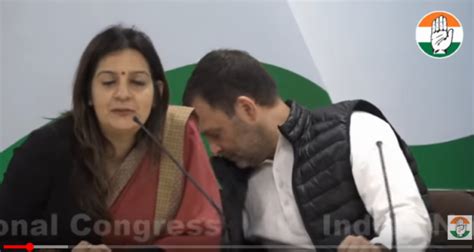 Video Shows Rahul Gandhi Priyanka Chaturvedi With Doctored Sound Track