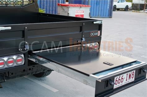 Ocam Aluminium Deluxe Ute Tray With Trundle Drawer For Isuzu Bt 50