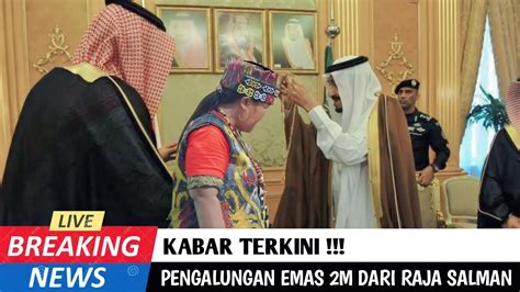 Tabarakallah Detik2 Raja Salman Kalungkan Emas 2M Untuk Ibu Ida