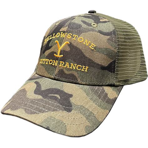 Yellowstone Men S Camo Trucker Hat Academy