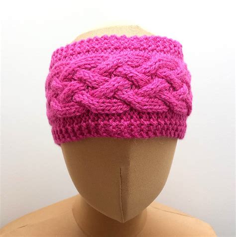 Ravelry Cabled Ear Warmer Headband Pattern By Sophie Le Cuiche