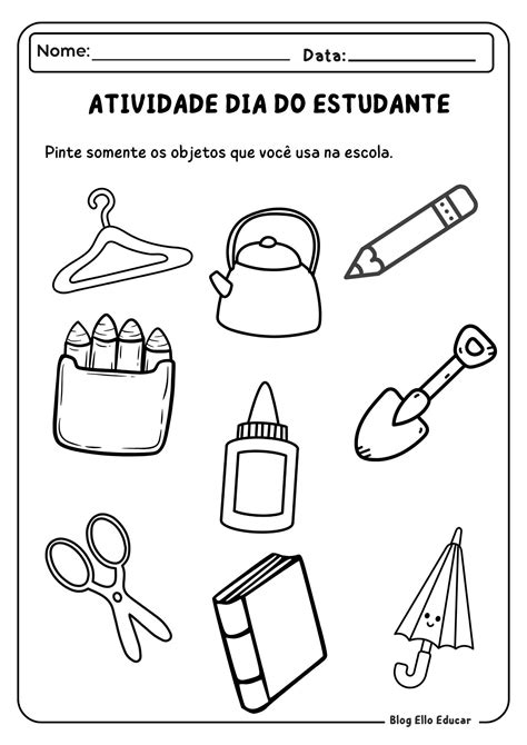 Atividades para o Dia do Estudante na Educação Infantil