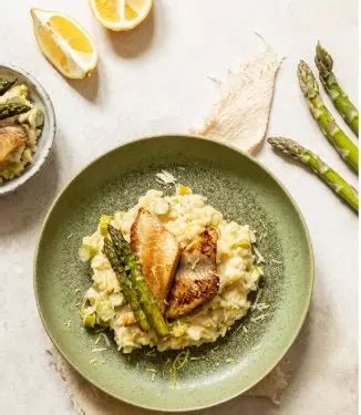 Risotto Dasperges Et Filets De Tilapia Au Citron Kikkoman