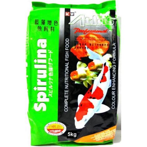 Atlas Spirulina Extra Large Floating Pellets 5kg Lazada