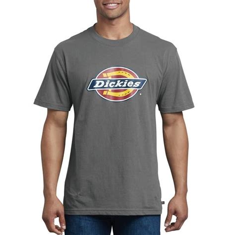 Dickies Mens Logo Graphic T Shirt Stone Grey L Ws45rsng L Blain