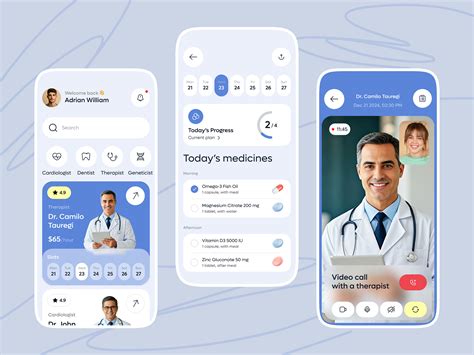 Telemedicine Redefined – Modern Healthcare App UI Concept by Anastasia ...
