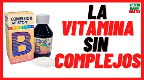 COMPLEJO B Vitamina B Y B12 Para PERROS Con ANEMIA Y MOQUILLO