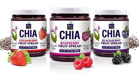 World Of Chia Chia Standard Fruit Spreads Blackberry Raspberry