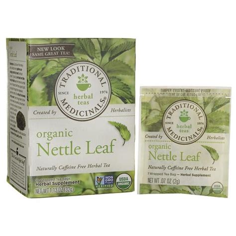 Traditional Medicinals Organic Nettle Leaf Tea 16 Bag S Swanson