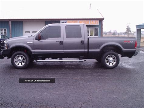 2006 Ford F250 Sd Lariat Crew Cab 4x4 6 0 Powerstroke Turbo Diesel