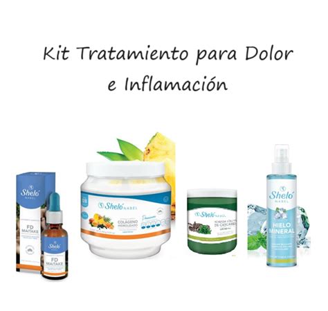 Kit Tratamiento Para Dolor E Inflamaci N Shel Nabel