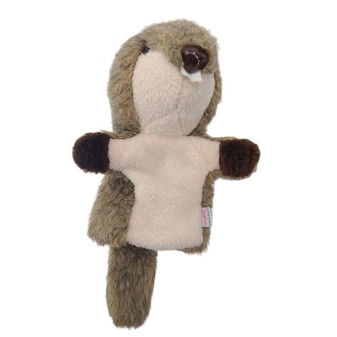 daphne kids gopher hand puppet brown  depop