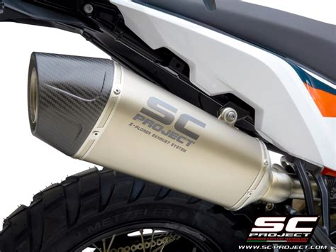 SC Project X Plorer II Titanium Slip On Einddemper Euro4 Gekeurd KTM