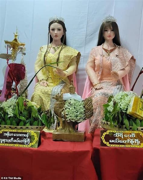 Worshippers Take Two Sex Dolls To Myanmar S Holiest Site To Perform Ritual Incantations Mc