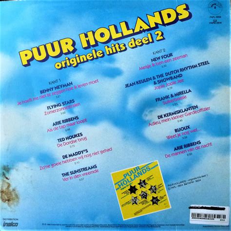 Various Puur Hollands Originele Hits Deel 2 LP Comp Akerrecords Nl