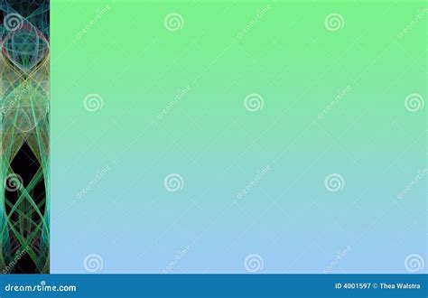 Blue/green Background with Banner Design Stock Illustration ...