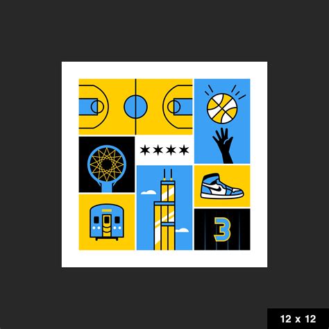 Chicago Basketball (sky Edition) - Etsy