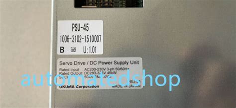 Okuma Power Supply Unit Psu 45 1006 3102 1431006 For Sale Online Ebay