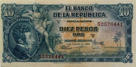 Billete Pesos Oro Colombia Foronum