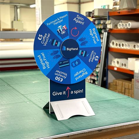 Mini Spinning Wheel | Table Top Branded Promotional Wheel
