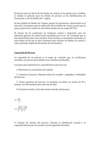 Control Estadistico De La Calidad PDF